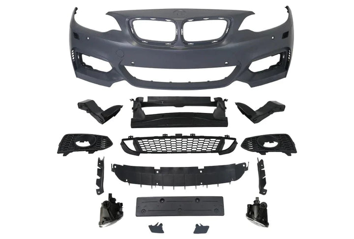Kies Motorsports 2013-2019 BMW F22 M Sport Style Front Bumper