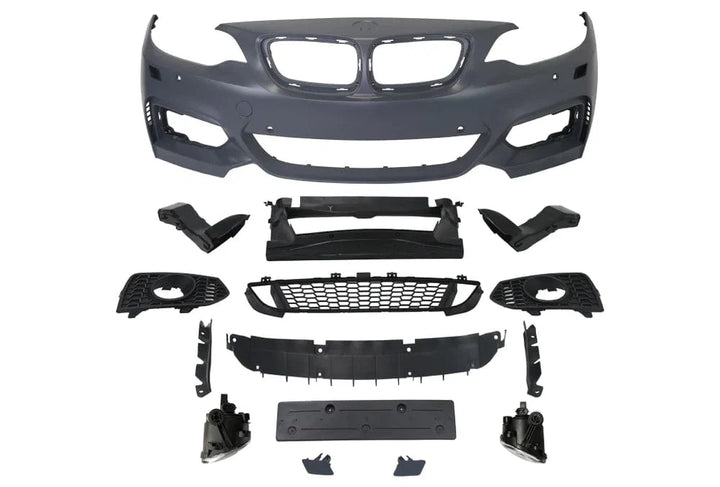 Kies Motorsports 2013-2019 BMW F22 M Sport Style Front Bumper
