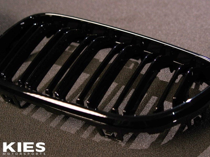 Kies Motorsports Dual Slat Black Black Kidney Grille for F22 2 Series
