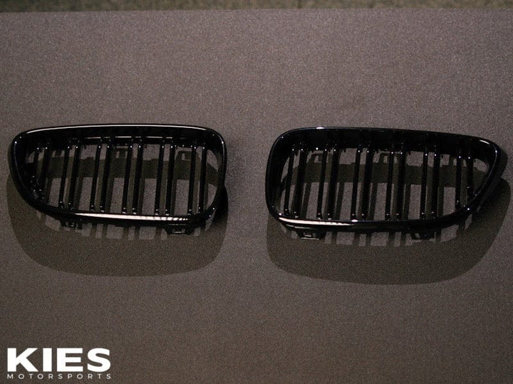 Kies Motorsports Dual Slat Black Black Kidney Grille for F22 2 Series