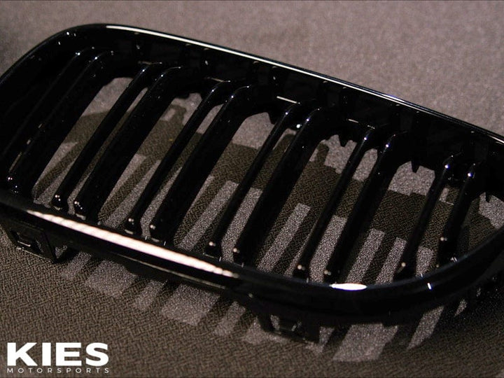 Kies Motorsports Dual Slat Black Black Kidney Grille for F22 2 Series
