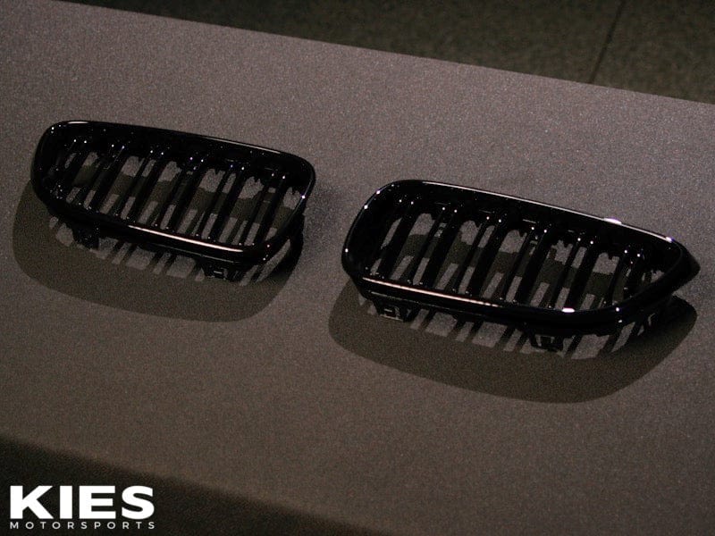 Kies Motorsports Dual Slat Black Black Kidney Grille for F22 2 Series