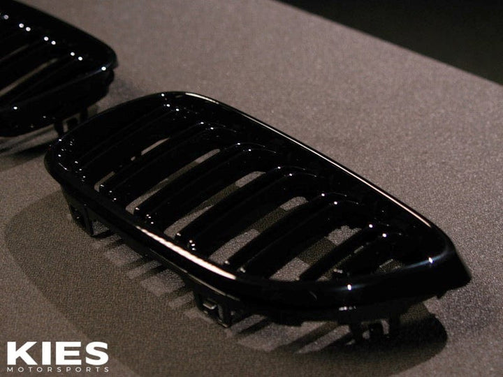 Kies Motorsports Dual Slat Black Black Kidney Grille for F22 2 Series