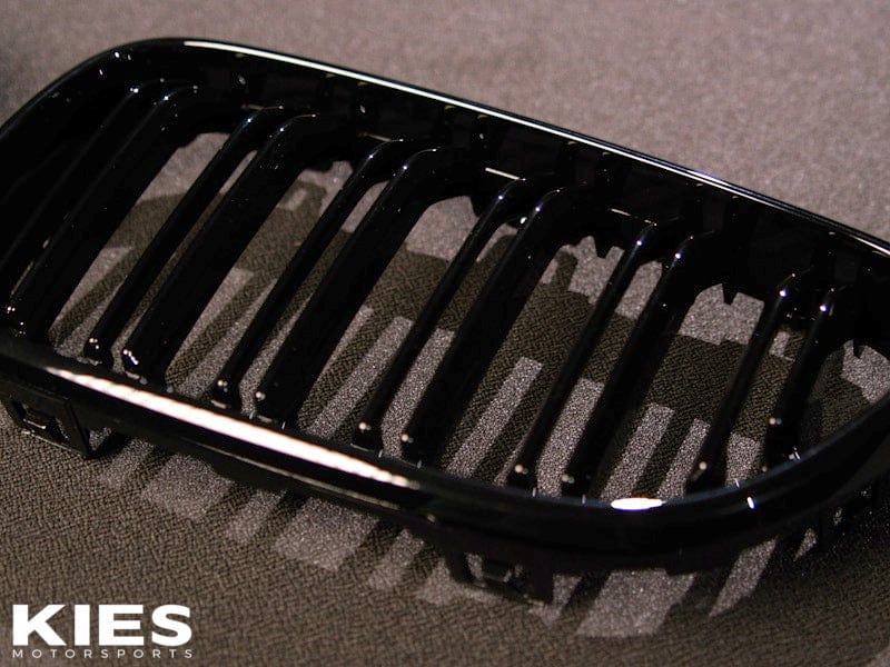 Kies Motorsports Dual Slat Black Black Kidney Grille for F22 2 Series