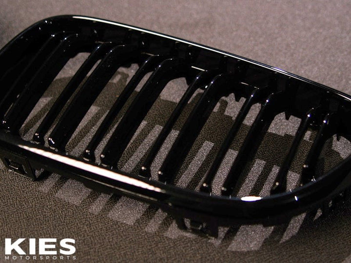 Kies Motorsports Dual Slat Black Black Kidney Grille for F22 2 Series