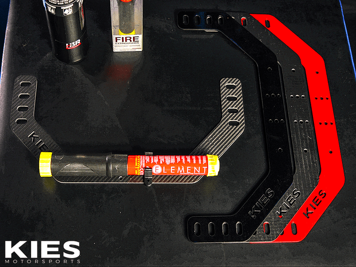 Kies Motorsports BMW / MINI / A90 Supra - Fire Extinguisher Seat Mounts