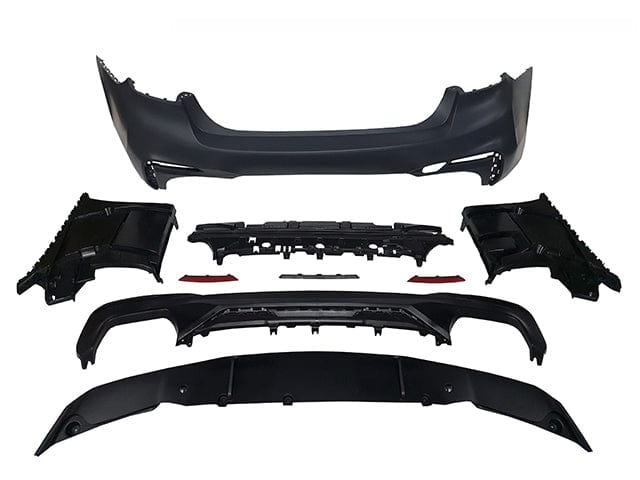 Kies Motorsports BMW G30 2017-2020 M Performance Style Rear Diffuser 530i