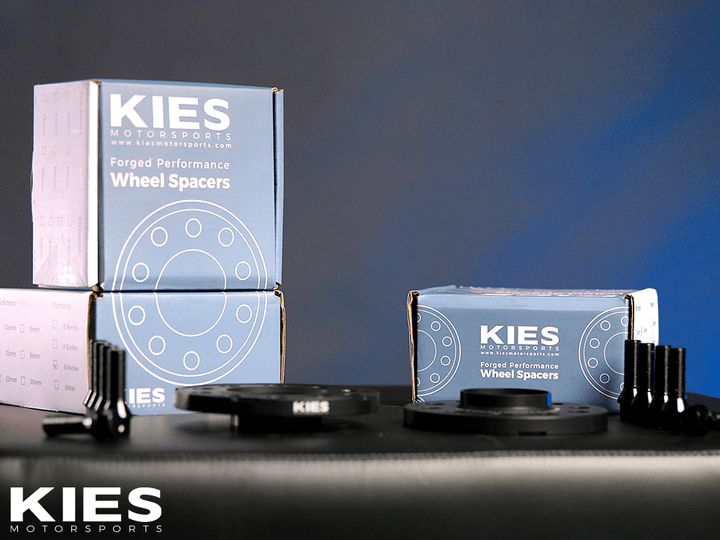 Kies Motorsports BMW / MINI F & G Series Wheel Spacers 5 x 112 Black Finish (Set of 2)