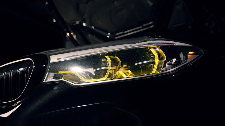 Kies Motorsports Yellow DRL Harness for Headlights BMW F90 M5