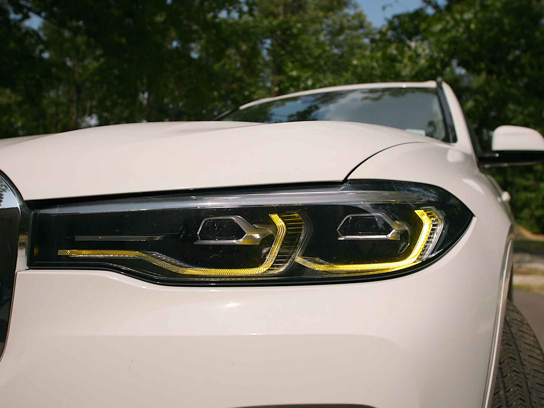 Kies Motorsports Yellow DRL Harness for Headlights BMW X7