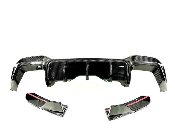 Kies Carbon F97 X3M 2022+ Dry Carbon Fiber S-Style Rear Diffuser (LCI)