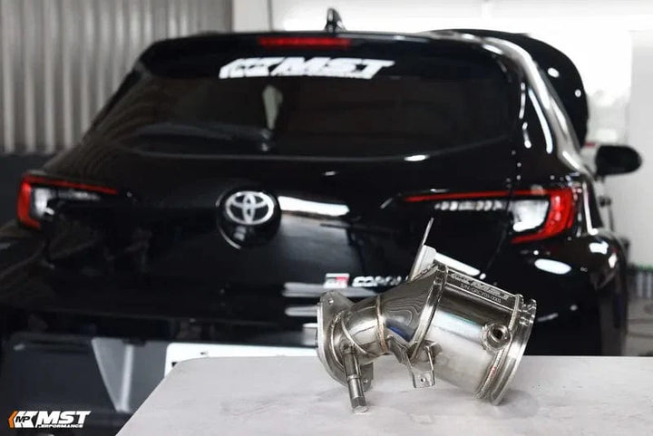 MST 5" Catted Downpipe For 2023+ Toyota GR Corolla 1.6/ 2020+ Toyota GR Yaris 1.6 (OPF/GPF) (TY-GRCY03DP)