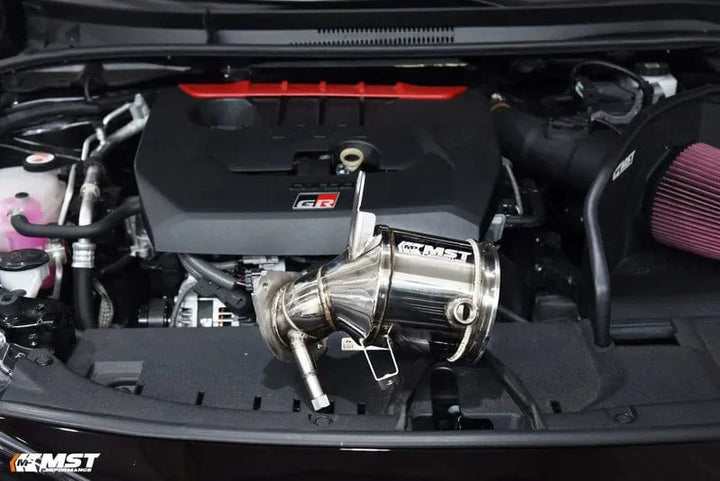 MST 5" Catted Downpipe For 2023+ Toyota GR Corolla 1.6/ 2020+ Toyota GR Yaris 1.6 (OPF/GPF) (TY-GRCY03DP)