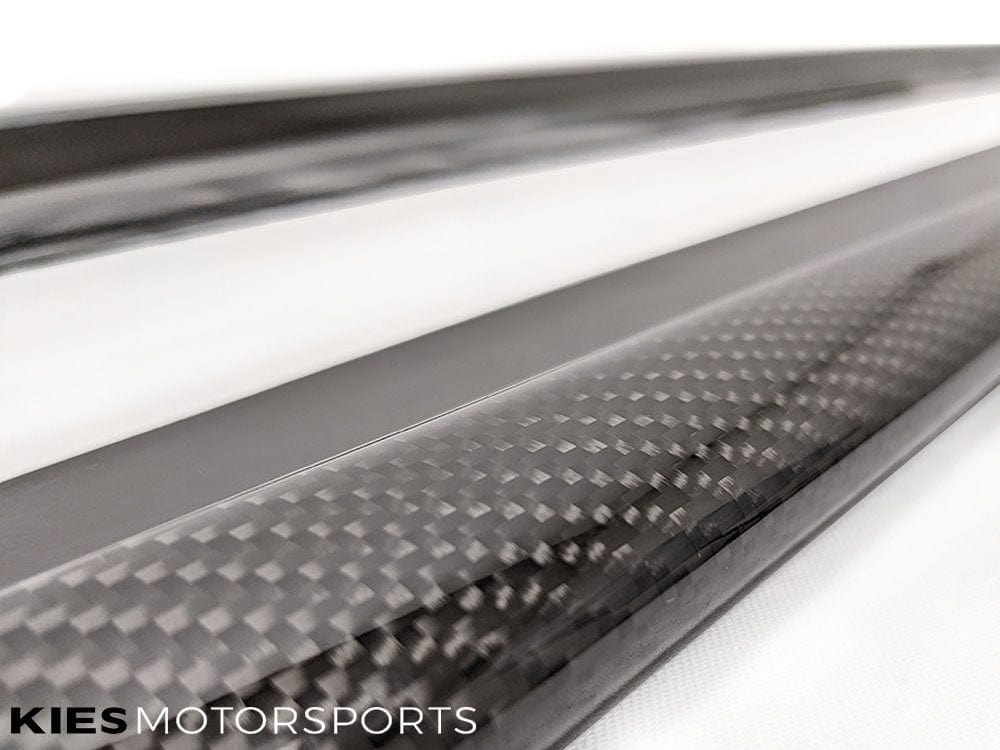 2014-2020 BMW 4 Series (F32 / F33) 3D Style Carbon Fiber Side Skirt Extensions (Pair)