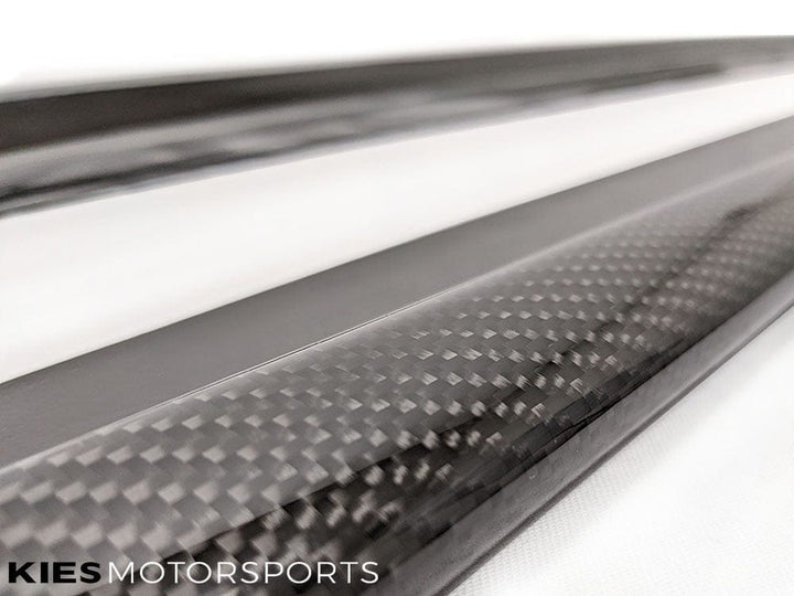 2014-2020 BMW 4 Series (F32 / F33) 3D Style Carbon Fiber Side Skirt Extensions (Pair)