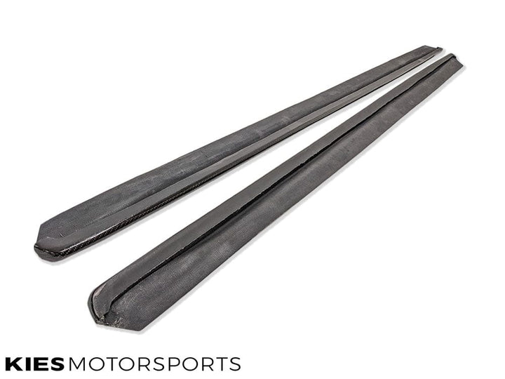 Kies-Motorsports Overstock 2014-2020 BMW 4 Series (F32 / F33) 3D Style Carbon Fiber Side Skirt Extensions (Pair)