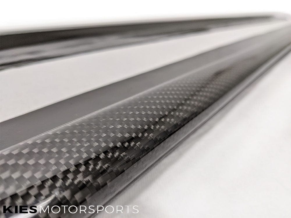 Kies-Motorsports Overstock 2014-2020 BMW 4 Series (F32 / F33) 3D Style Carbon Fiber Side Skirt Extensions (Pair)