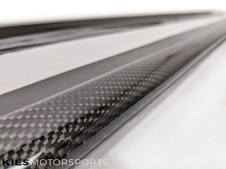 Kies-Motorsports Overstock 2014-2020 BMW 4 Series (F32 / F33) 3D Style Carbon Fiber Side Skirt Extensions (Pair)