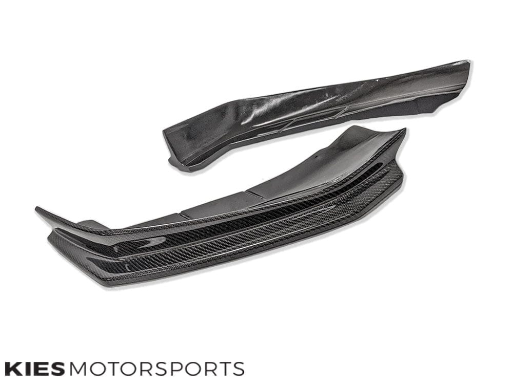 2017-2020 BMW 5 Series (G30) Pre-LCI JGS Carbon Fiber Front Lip (3 Piece)