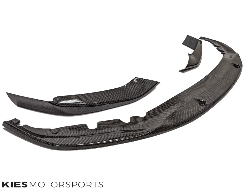2017-2020 BMW 5 Series (G30) Pre-LCI Performance Inspired Carbon Fiber Front Lip (3 Piece)