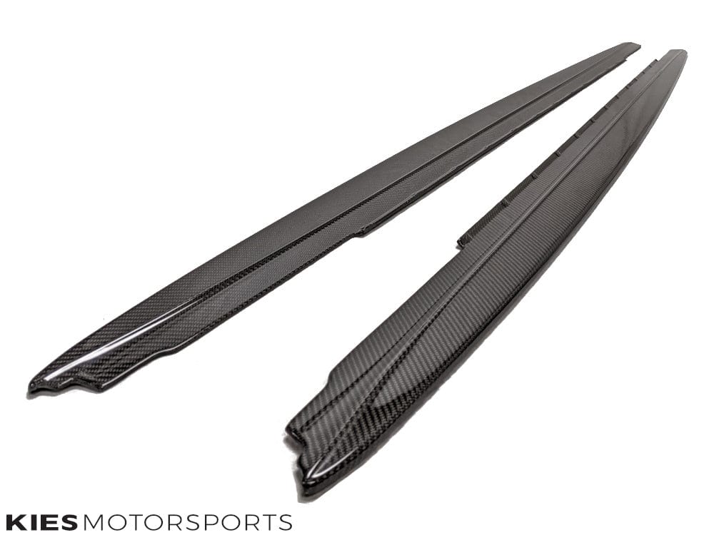 2017-2023 BMW 5 Series (G30) Performance Inspired Carbon Fiber Side Skirt Extensions (Pair)
