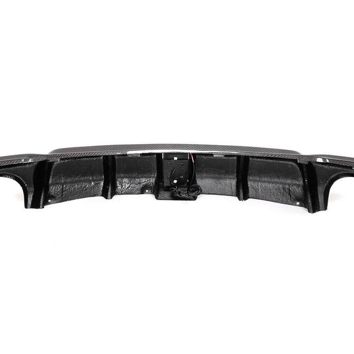 Carbon Fiber F30 Rear Diffuser with Brake Light for BMW F30 F31 318i 320i 328i 330i M Sport 2013-2018