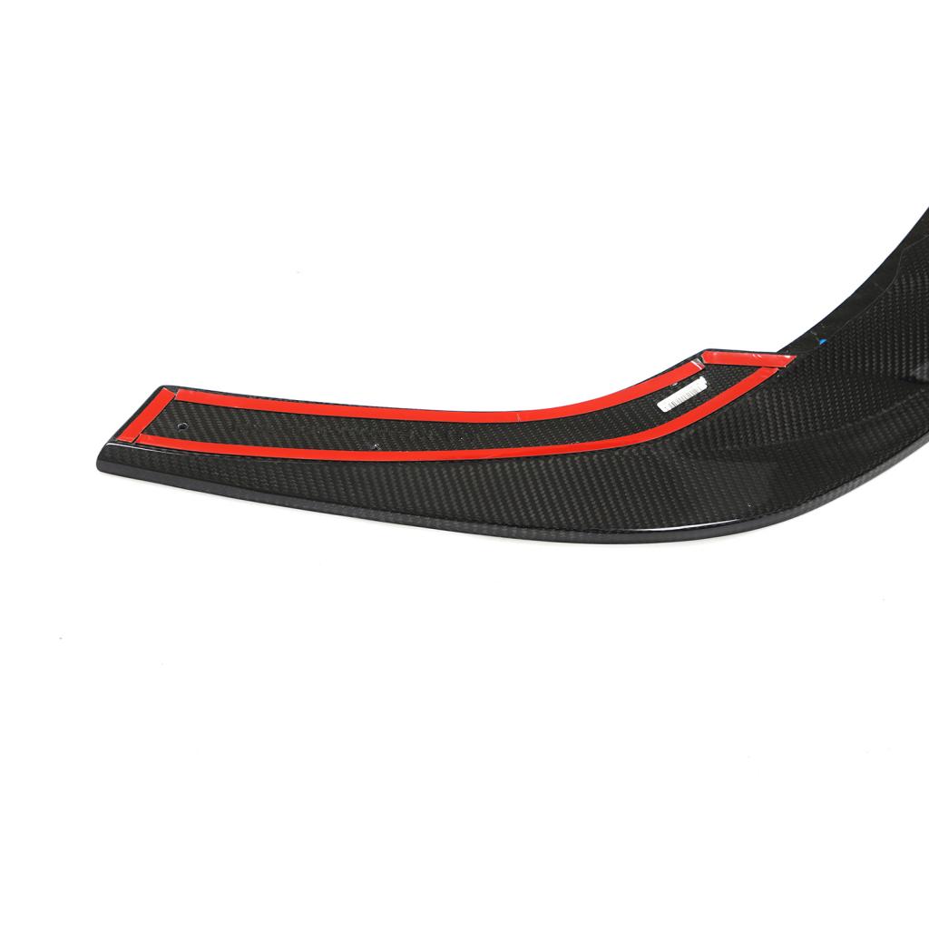 Audi RS3 8Y Sedan Pre-Preg Dry Carbon Fiber Gloss Black Front Bumper Lip 2022 - 2024