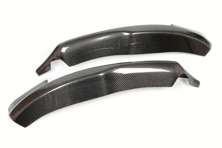 Audi A4 B8 Carbon Fiber Gloss Black Front Bumper Splitter 2012 - 2016