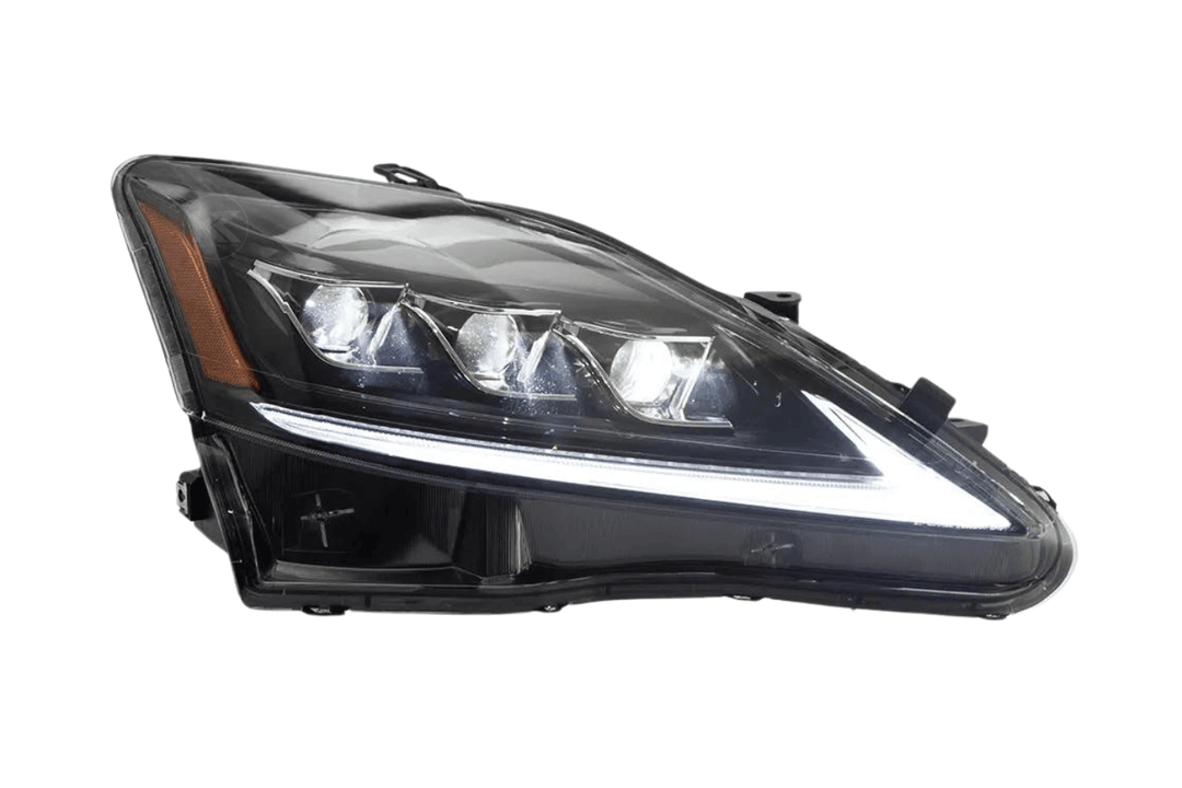 Lexus IS250/IS250C/IS350/IS220d & ISF(XE20) Black Matrix Projector Headlights (2006-2014)