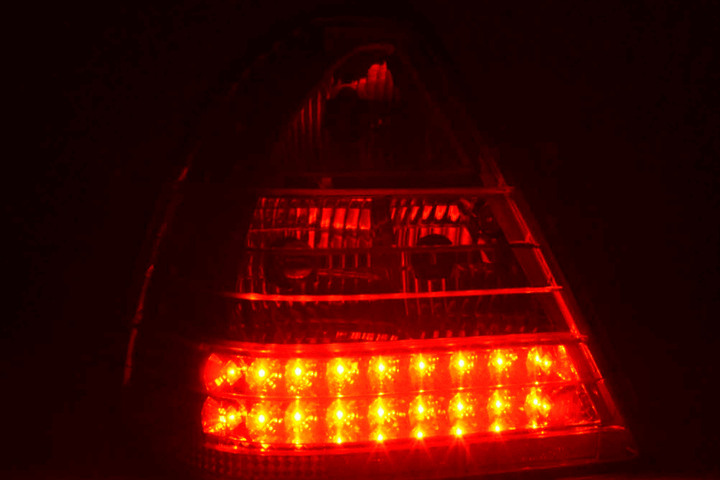 Mercedes Benz C-Class (202) Red LED Taillights Set (1996-2000)