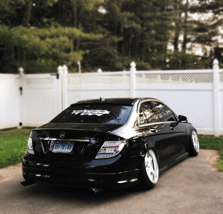 Mercedes Benz C-Class (204) Chrome Clear LED Taillights Set (2012-2014)