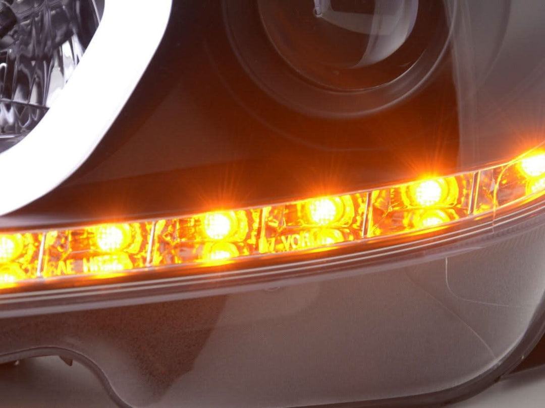 Mercedes-Benz C-Class W204 Black LED Headlights (2011-2014)