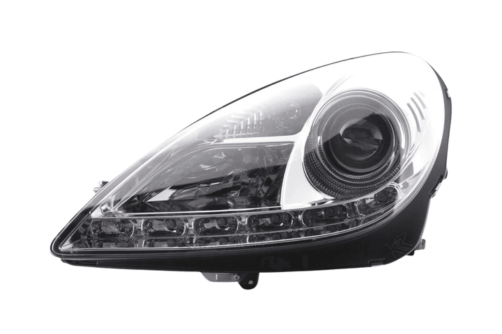 Mercedes Benz SLK (171) Chrome LED Headlights with Daytime Running Lights (2004-2011)