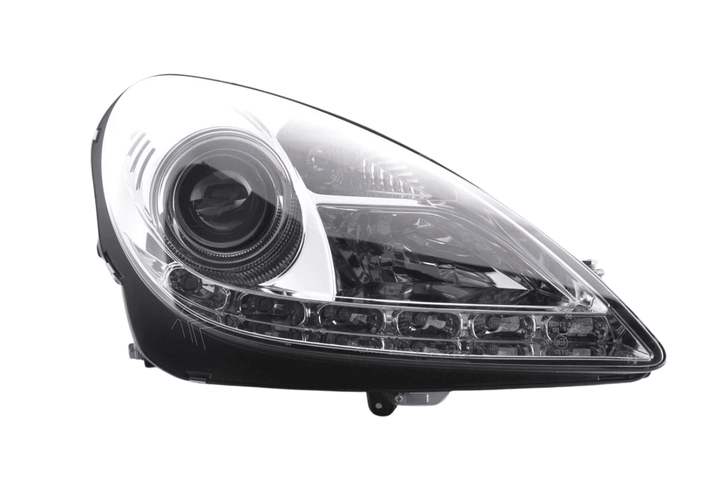 Mercedes Benz SLK (171) Chrome LED Headlights with Daytime Running Lights (2004-2011)