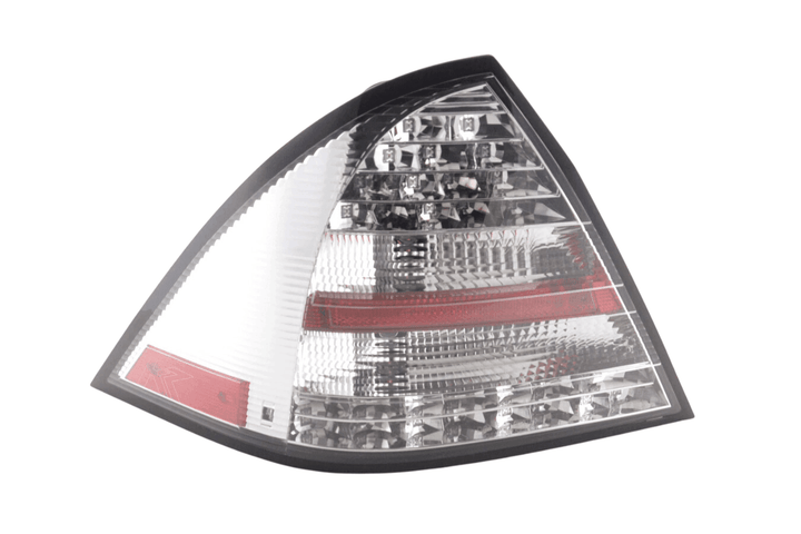Mercedes W203 Chrome Clear LED Tail Lights (2001-2004)