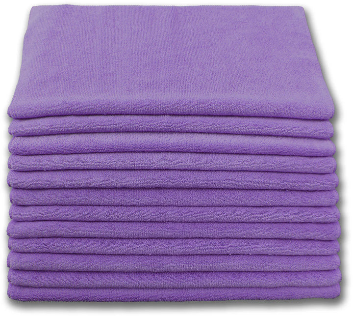 ACM Technik Microfiber Towels 300gsm 16" x 16" - Purple, Single