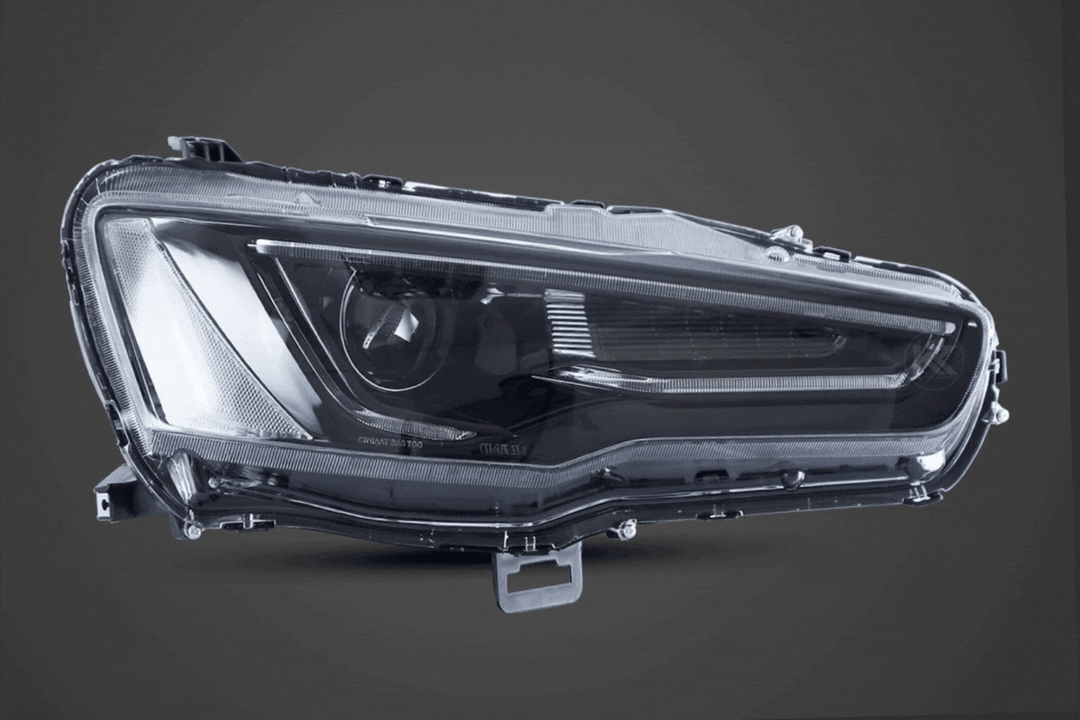 Mitsubishi Lancer Evo X GSR 10th Gen (CZ4A) Demon Eyes Dual Beam Projector Headlights (2008-2017)