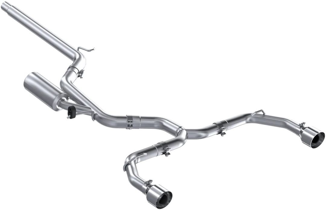 MBRP 2022+ VW Golf GTI MK8 T304 SS 3in Cat-Back Exhaust 2.5in Dual Split Rear