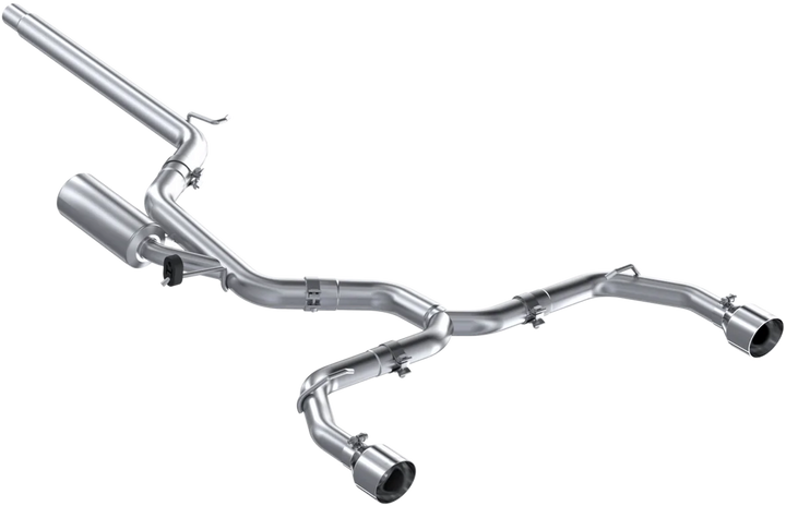 MBRP 2022+ VW Golf GTI MK8 T304 SS 3in Cat-Back Exhaust 2.5in Dual Split Rear