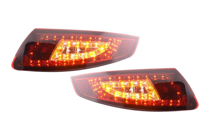 Porsche 911 (997) Red/Smoked LED Tail Lights (2005-2009)