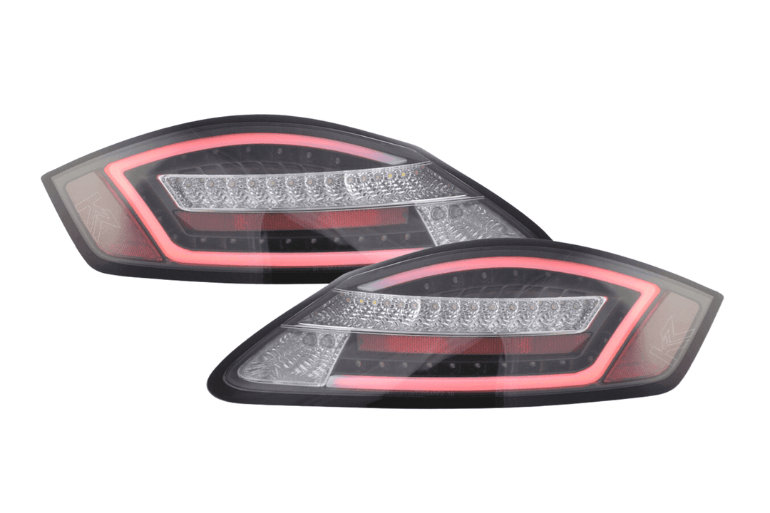Porsche Boxster/Cayman (987) Black Clear LED Taillights(2004-2009)