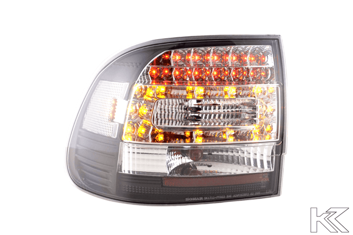 Porsche Cayenne Type (9PA) Black/Clear LED Taillights(2002-2006)