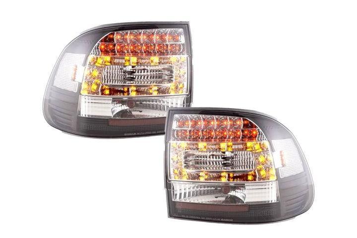 Porsche Cayenne Type (9PA) Black/Clear LED Taillights(2002-2006)