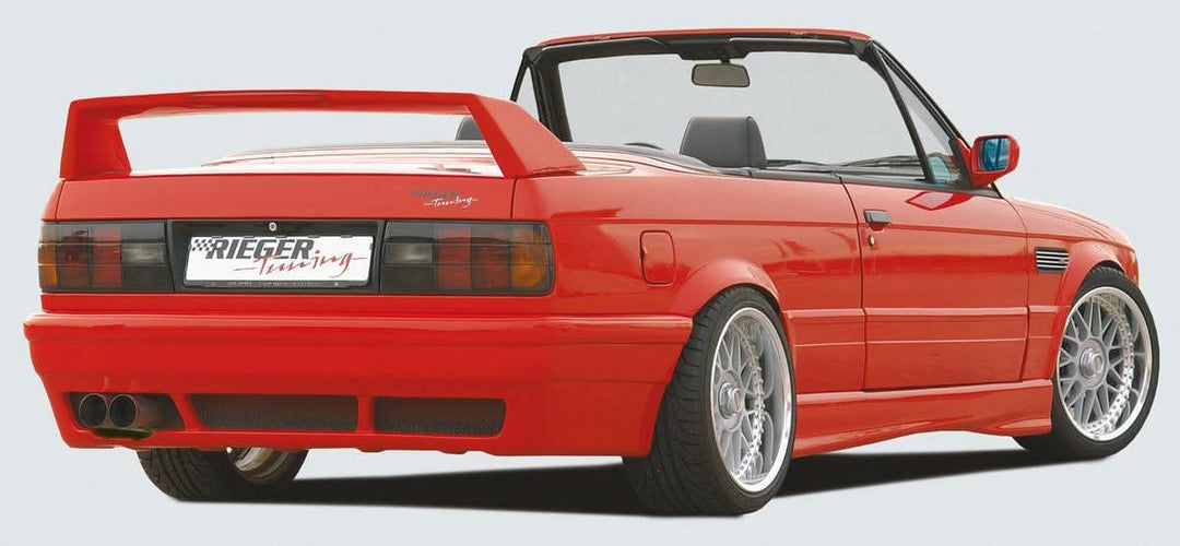 Rieger BMW E30 Pre-Facelift Vented Rear Skirt Extension