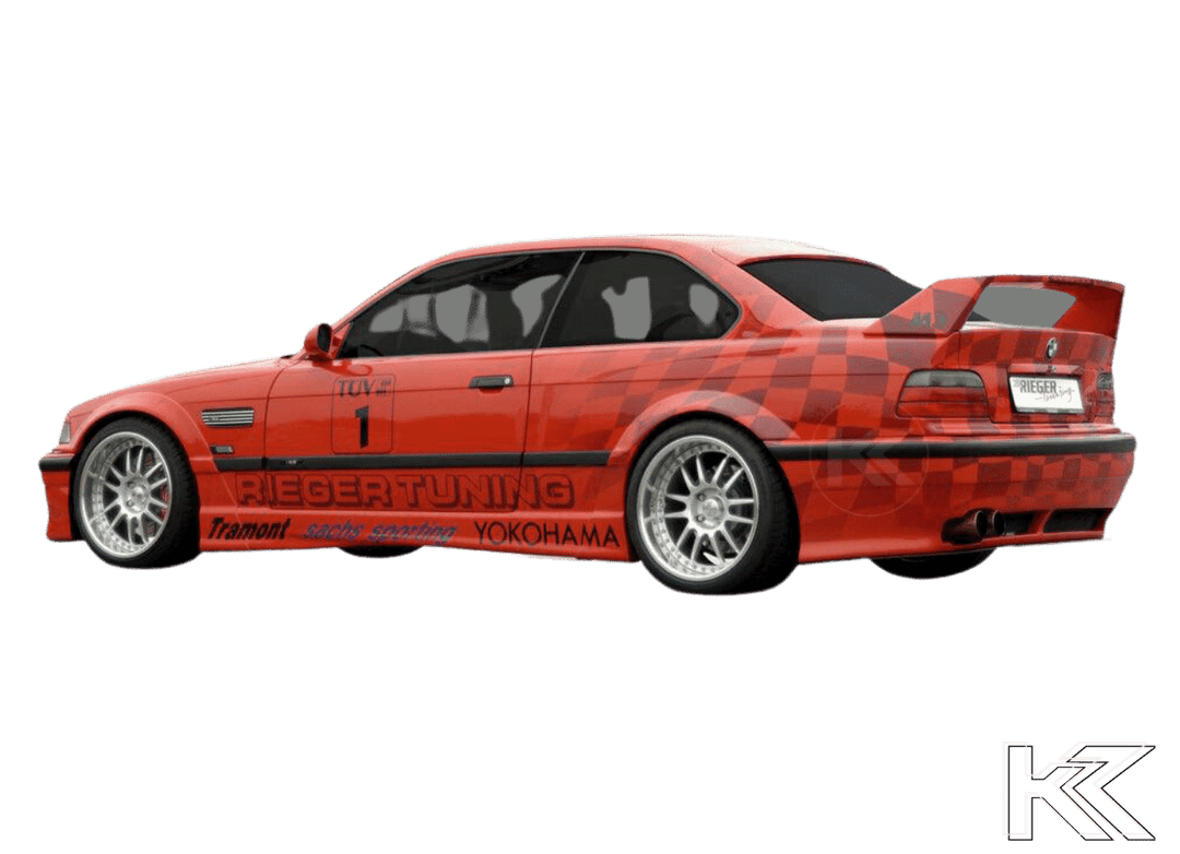 Rieger BMW E36 Convertible GT Wing wo/3rd Brake Light