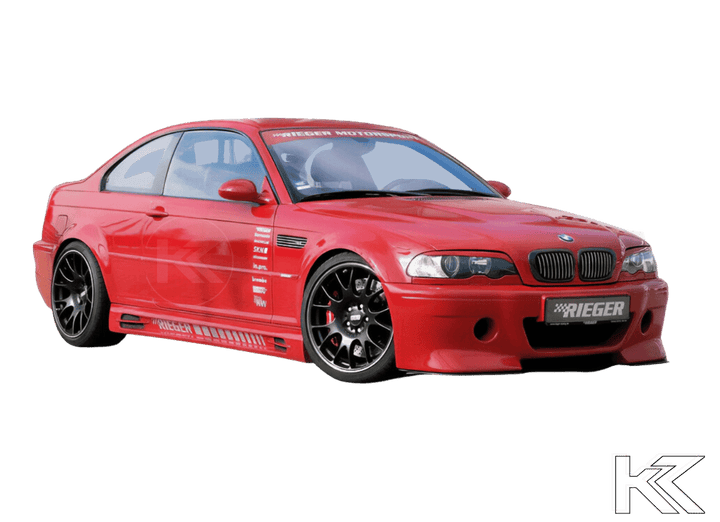 Rieger BMW E46 Splitter for CS-Look Front Bumper