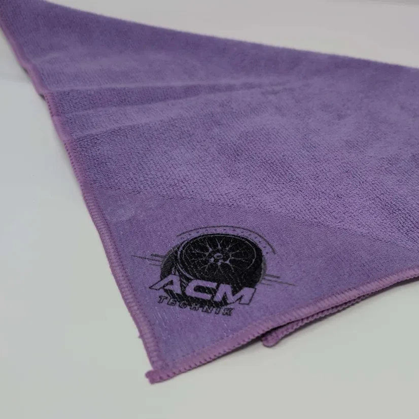 ACM Technik Microfiber Towels 300gsm 16" x 16" - Purple, Single