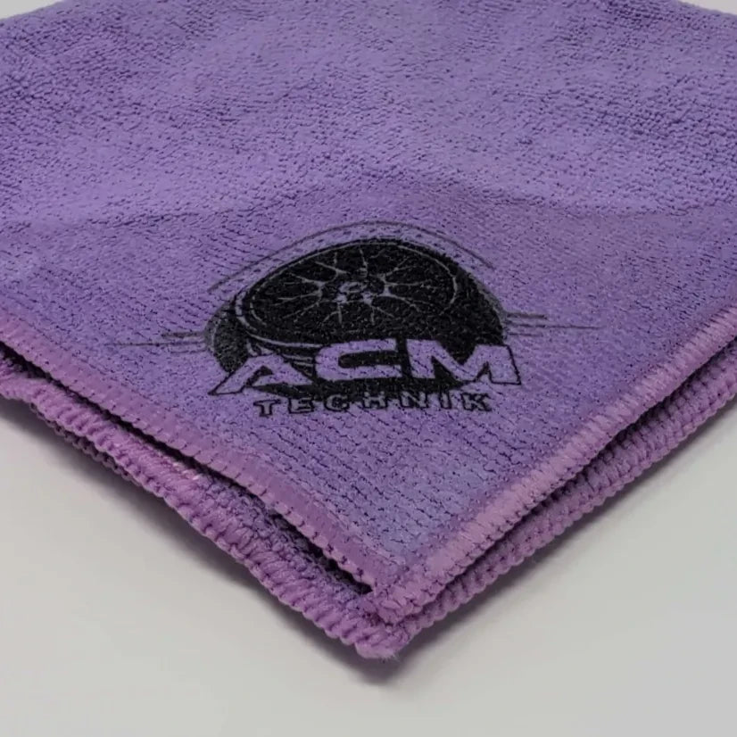 ACM Technik Microfiber Towels 300gsm 16" x 16" - Purple, Single