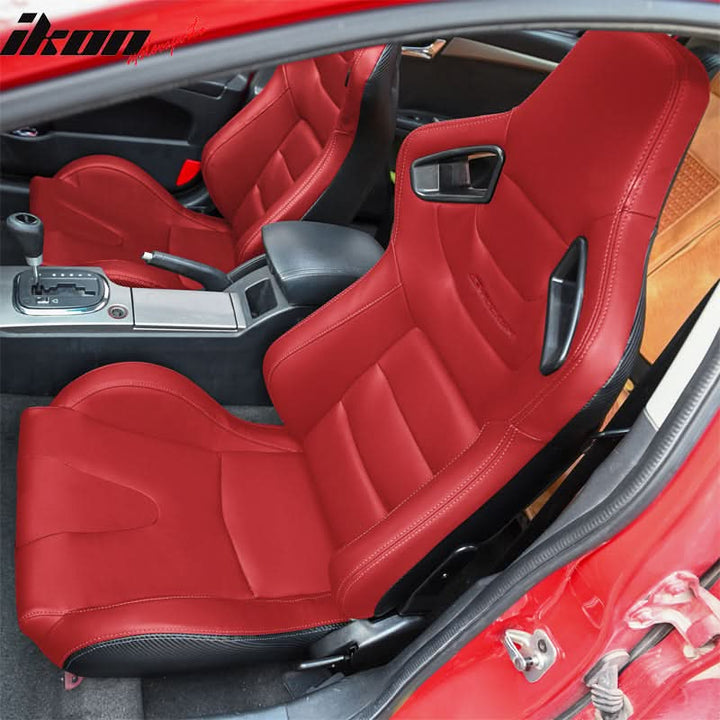 Universal Pair Reclinable Racing Seat with Dual Slider