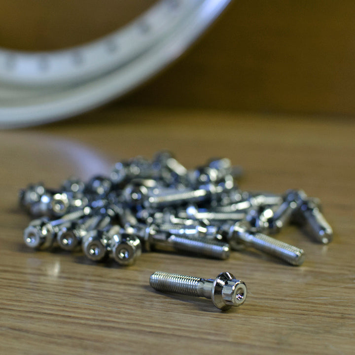 M7x32 Assembly Bolt for 3-Piece BBS / OZ / RH / ARTEC Wheels (Chrome)